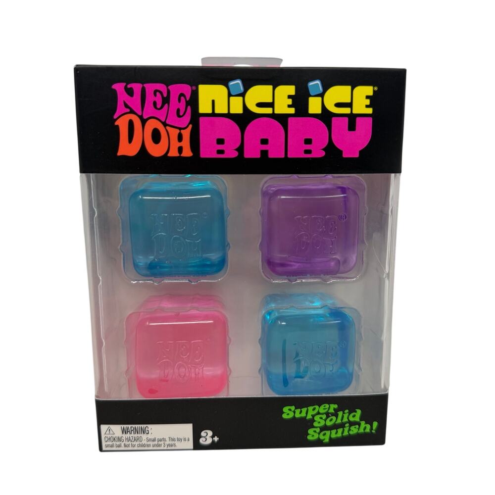 NEW! NeeDoh Nice Ice Baby 4 Pack